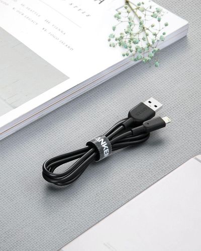 USB кабель Anker Powerline II Lightning 3ft C89 A8432H12, Черный, купить недорого