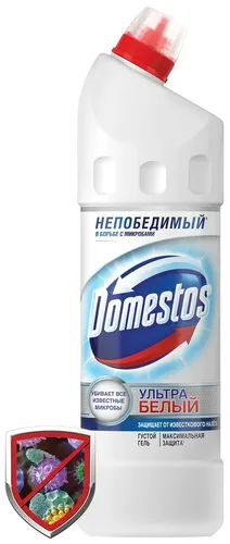 Tualet uchun gel Domestos Ultra White, 0,5 l