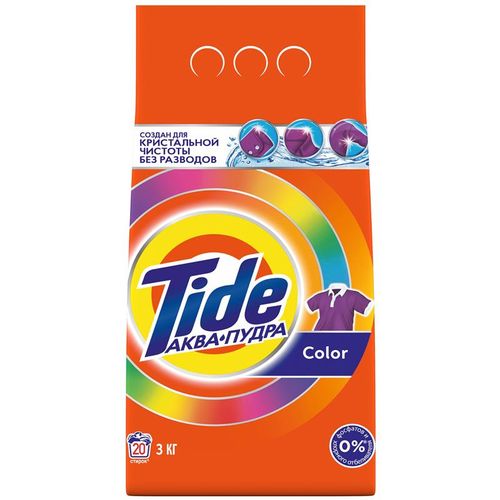 Стиральный порошок-автомат Tide Color, 3 кг, в Узбекистане