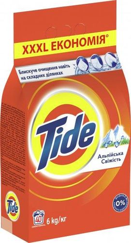 Kir yuvish vositasi Tide Alpine tozalik 6 kg, купить недорого