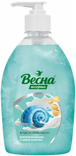 Suyuq krem-sovunli buloq, "Dengiz minerallari va soya suti" assortimenti, 250 ml