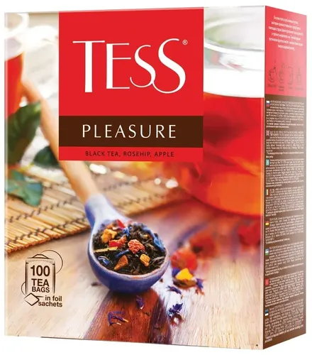 Qora choy Tess Pleasure paketli, 100 d, купить недорого