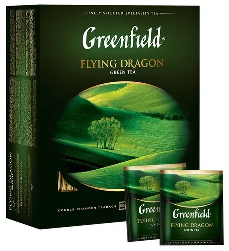 Ko'k choy Greenfield Flying Dragon paketli, 100 d, 5190000 UZS