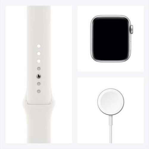 Смарт часы Apple Watch SE 44 mm, White-Silver, купить недорого