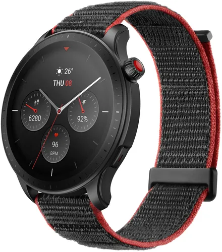 Смарт часы Xiaomi Amazfit GTR 4 46 мм, Black/Red