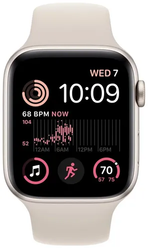 Смарт часы Apple Watch SE 44 mm, Starlight, купить недорого