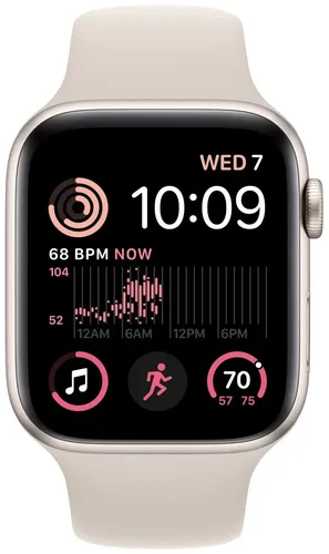 Смарт часы Apple Watch SE 2 44 mm, Starlight, купить недорого