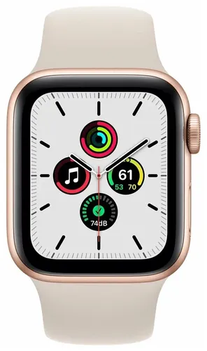 Смарт часы Apple Watch SE 44 mm, Shining star/Gold, купить недорого