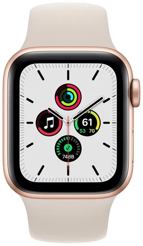 Смарт часы Apple Watch SE 40 mm, Shining star/Gold, купить недорого