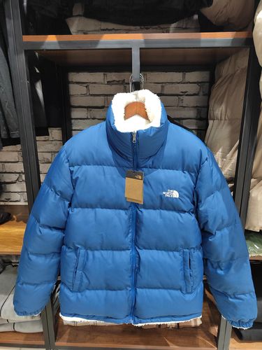 Куртка мужская North Face двухсторонняя 809 Replica, Синий