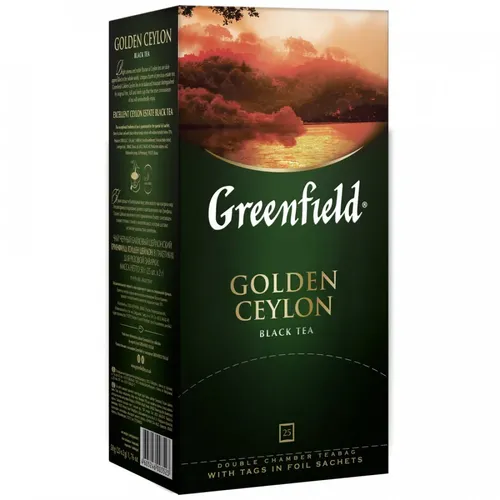 Qora choy Greenfield Golden Ceylon, 25 dona