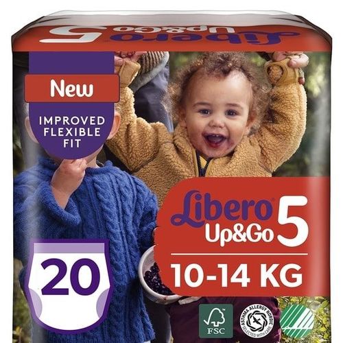 Tagliklar Libero Up&Go "5" (10-14 kg), 20 dona