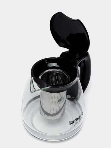 Стеклянный заварочный чайник Lamart LT7025, 1.1 л, купить недорого