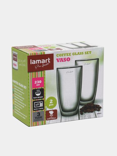 Комплект стаканов Lamart LT9010, 230 мл, 2 шт, фото
