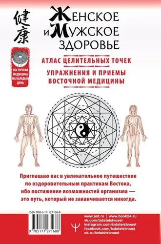 Женское и мужское здоровье. Атлас целительных точек. Упражнения и приемы Восточной медицины | Лао Минь, купить недорого