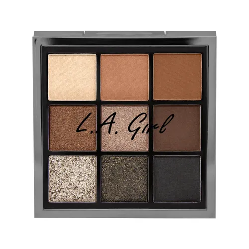 Тени для глаз L.A. Girl Cosmetics Keep it Playful 9 Color Eye Palette, Downplay