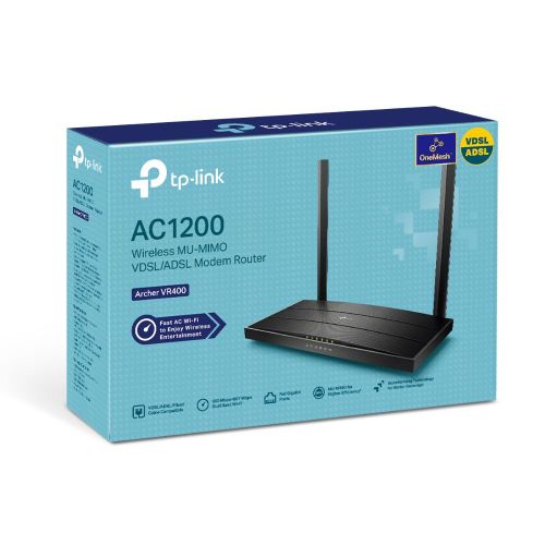 Wi-Fi роутер TP-LINK Archer VR400 VDSL/ADSL, фото