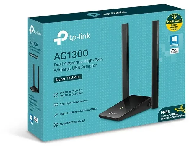 Wi-Fi адаптер TP-LINK Archer T4U Plus, фото