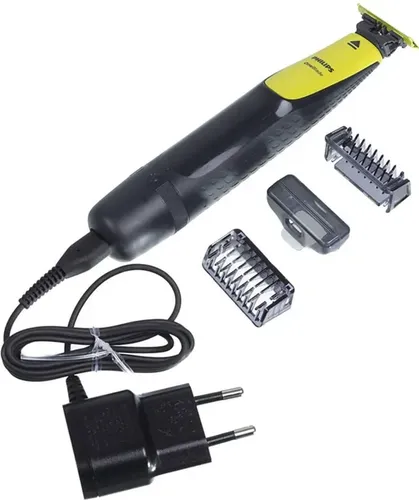 Soqol va mo'ylov uchun trimmer Philips OneBlade QP2510, Qora, фото № 4