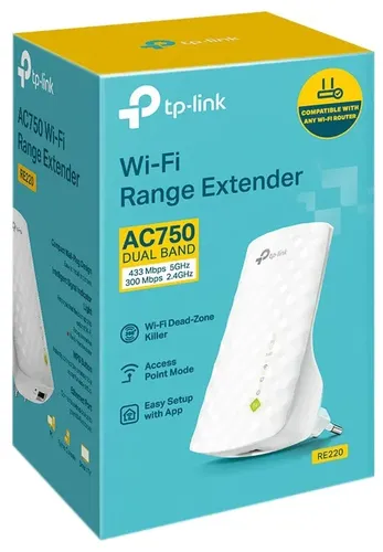 Wi-Fi усилитель сигнала (репитер) TP-LINK RE220, фото