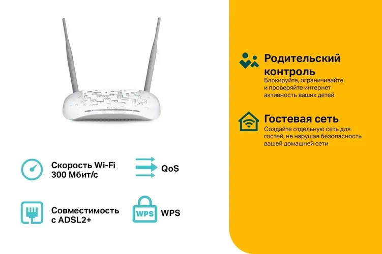 Роутер TP-Link TD-W8961N, ADSL2+, фото