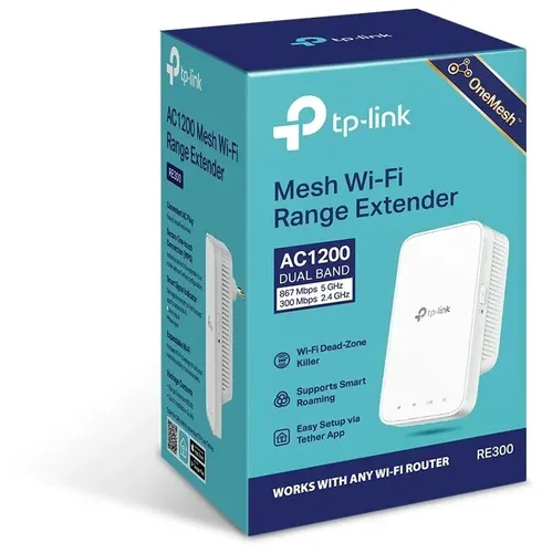 Wi-Fi усилитель сигнала (репитер) TP-LINK RE300, фото