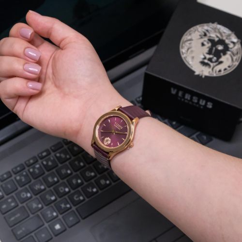 Женские часы Versus Versace 560418, Винный, купить недорого