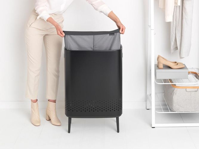 Бак для белья с 2-мя отделениями Brabantia Bo Laundry Bin Hi 200564, foto