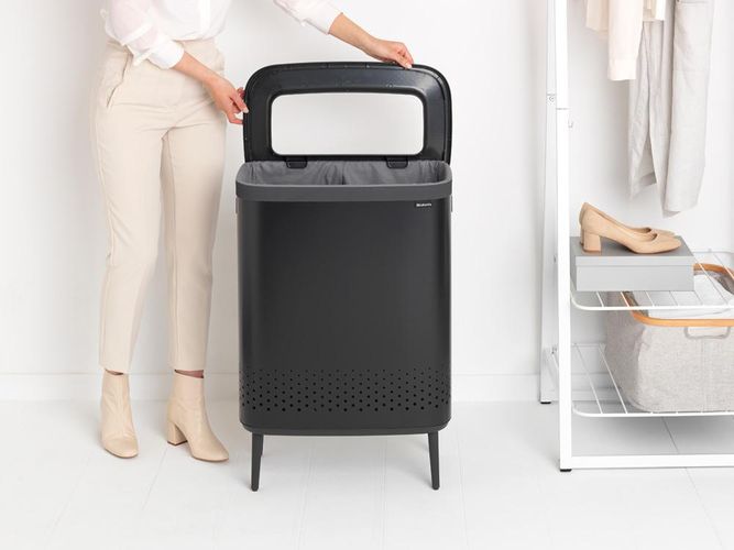 Бак для белья с 2-мя отделениями Brabantia Bo Laundry Bin Hi 200564, O'zbekistonda