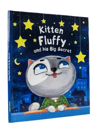 Kitten Fluffy and his Big Secret Книга на английском языке Котёнок Пух и его большой