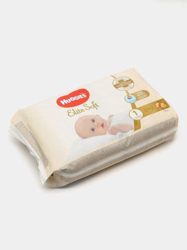 Huggies Elite Soft Размер 1 Подгузники  Для новорожденных (до 5 кг) Впитывающие мягкие подушечки Дизайн от Disney Для чувствительной кожи 50 шт., в Узбекистане