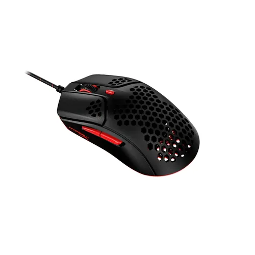 HyperX Pulsefire Haste o'yin sichqonchasi, qora-qizil