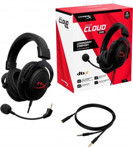 HyperX Cloud Core DTSx o'yin naushniklari, qora, sotib olish