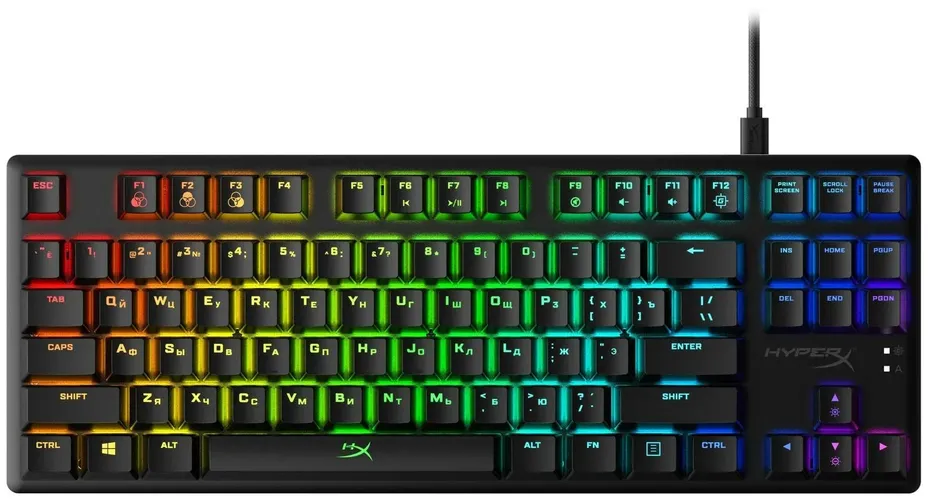 Oʻyin klaviaturasi HyperX Alloy Origins Core TKL HyperX Blue, Black