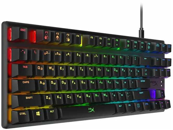 Игровая клавиатура HyperX Alloy Origins Core TKL HyperX Red, Черный, купить недорого