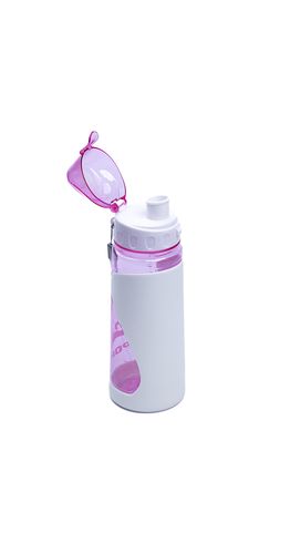 Sport qulfli sport suv shishasi, 600 ml, Pushti, фото