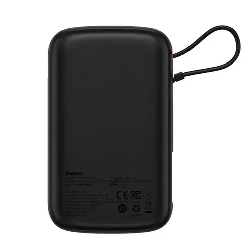 Portativ akkumulyator Baseus PPQD020001 10000 mAh 20W, qora, в Узбекистане