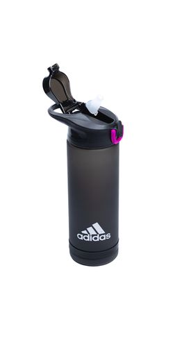 Adidas YY-372 Replica Sport uchun qulfli suv shishasi, 750 ml, Qora