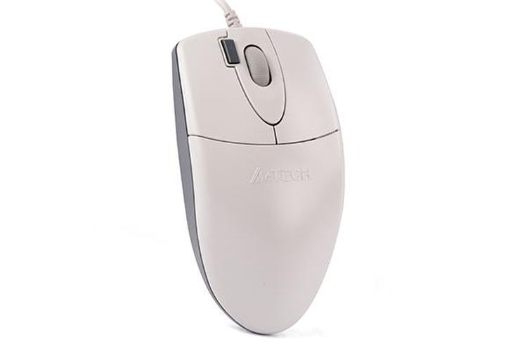 Проводная мышь AvTech OP-620D USB, Белый, купить недорого