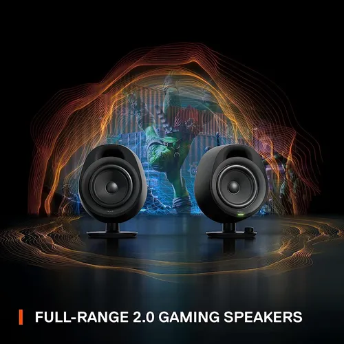 Компьютерные колонки SteelSeries Arena 3 - Full-range 2.0 Gaming Speakers, купить недорого