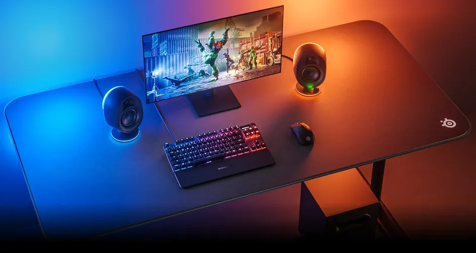 Акустическая система SteelSeries Arena 7 Illuminated 2.1 Gaming Speakers, в Узбекистане