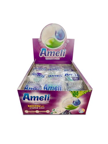 Ameli Quality Pods yuvish uchun kapsulalar 3 tasi1, 100 dona