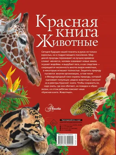 Красная книга. Животные.., купить недорого