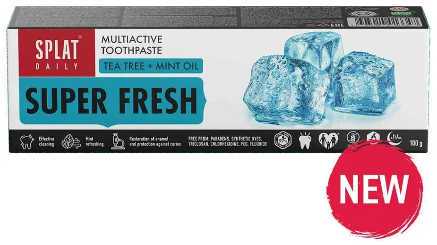 Splat Daily Super Fresh tish pastasi, 100 ml, купить недорого