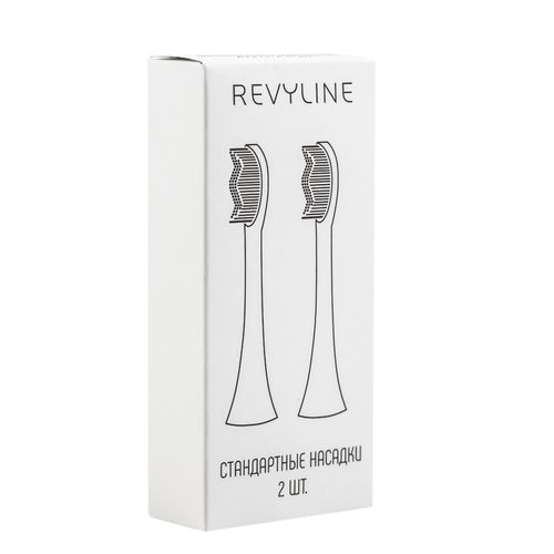 Насадки для электрической зубной щетки Revyline RL 015, 2 шт., Белый, в Узбекистане