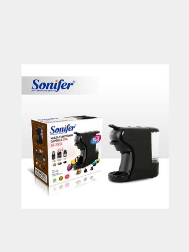 Капсульная кофемашина 3 в 1 Sonifer SF-3551, Черный