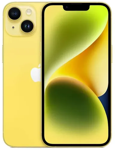 Смартфон Apple iPhone 14, Yellow, 256 GB, Nano-Sim