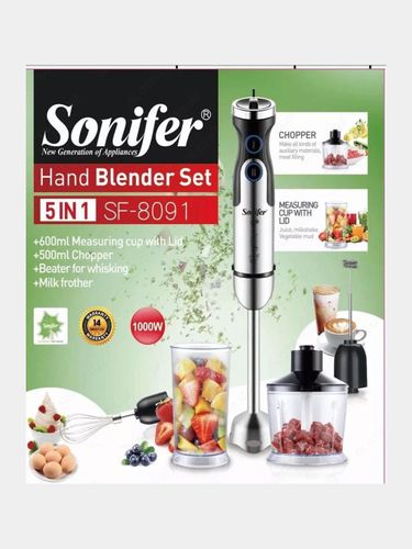 Blender 5tasi 1 Sonifer SF-8091, kulrang, в Узбекистане