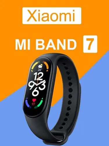 Смарт-часы Xiaomi Mi Band 7, Черный, купить недорого