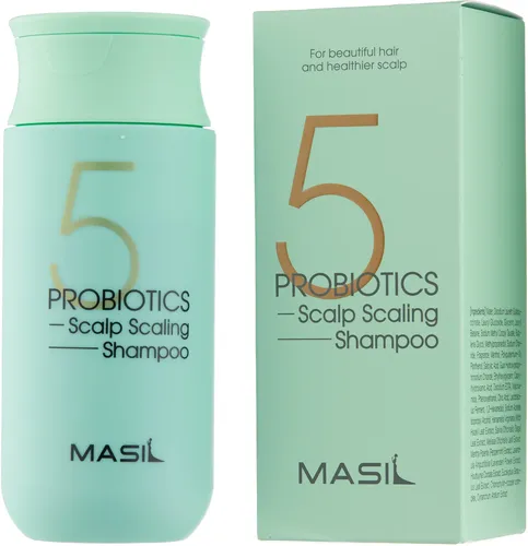 Bosh terisini chuqur tozalash uchun probiyotikli shampun MASIL 5 Probiotics Scalp Scaling Shampun, 150 ml